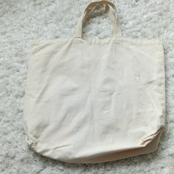 Natural Canvas Shopping Tote - Picture 2 of 3